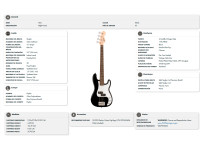 Fender Squier Mini P Bass Black Fender Squier Mini P Bass Black